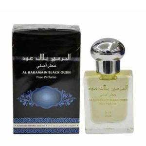 15ml Haramain Black Oudh Perfume Oil Attar Itr Oud with Musk Patchouli Amber