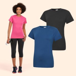 Uneek Ladies Classic Crew Neck T-Shirt UC318